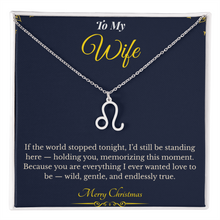 Zodiac Necklace – Personalized Christmas Gift for Wife | Astrological Jewelry That Reflects Her Unique Energy | Elegant Holiday Keepsake for Her