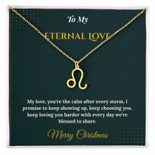 Zodiac Necklace – Personalized Christmas Gift for Wife | Astrological Jewelry That Reflects Her Unique Energy | Elegant Holiday Keepsake for Her