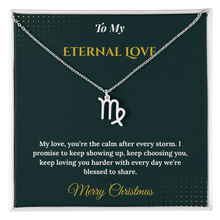 Zodiac Necklace – Personalized Christmas Gift for Wife | Astrological Jewelry That Reflects Her Unique Energy | Elegant Holiday Keepsake for Her