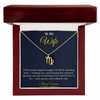 Zodiac Necklace – Personalized Christmas Gift for Wife | Astrological Jewelry That Reflects Her Unique Energy | Elegant Holiday Keepsake for Her