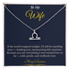 Zodiac Necklace – Personalized Christmas Gift for Wife | Astrological Jewelry That Reflects Her Unique Energy | Elegant Holiday Keepsake for Her