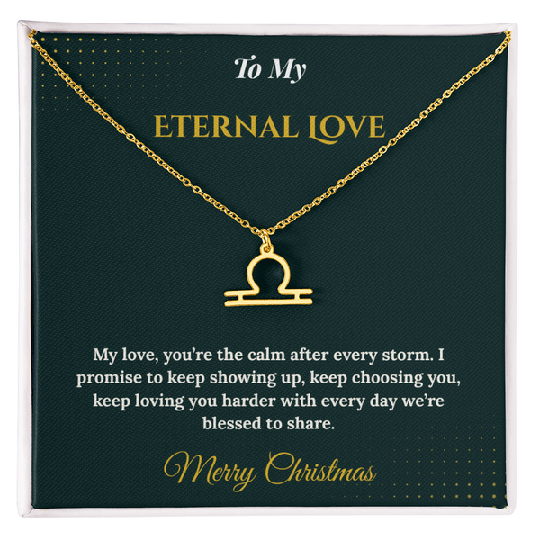 Zodiac Necklace – Personalized Christmas Gift for Wife | Astrological Jewelry That Reflects Her Unique Energy | Elegant Holiday Keepsake for Her