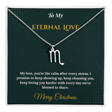 Zodiac Necklace – Personalized Christmas Gift for Wife | Astrological Jewelry That Reflects Her Unique Energy | Elegant Holiday Keepsake for Her