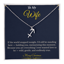 Zodiac Necklace – Personalized Christmas Gift for Wife | Astrological Jewelry That Reflects Her Unique Energy | Elegant Holiday Keepsake for Her