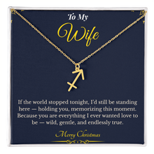 Zodiac Necklace – Personalized Christmas Gift for Wife | Astrological Jewelry That Reflects Her Unique Energy | Elegant Holiday Keepsake for Her