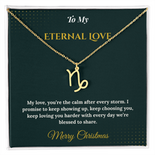 Zodiac Necklace – Personalized Christmas Gift for Wife | Astrological Jewelry That Reflects Her Unique Energy | Elegant Holiday Keepsake for Her