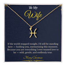 Zodiac Necklace – Personalized Christmas Gift for Wife | Astrological Jewelry That Reflects Her Unique Energy | Elegant Holiday Keepsake for Her