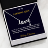 Scripted Love Necklace – Romantic Christmas Gift for Wife | Elegant Jewelry That Spells Out Love Beautifully | Timeless Holiday Keepsake She'll Adore