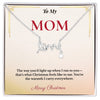 Heartfelt Christmas Gift for Mom | Elegant Jewelry That Spells Out Love Beautifully | Timeless Holiday Keepsake She'll Adore