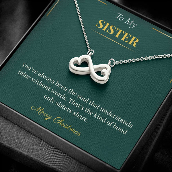 Endless Love Necklace – Elegant Christmas Gift for Sister | Heartfelt Jewelry for the Holidays