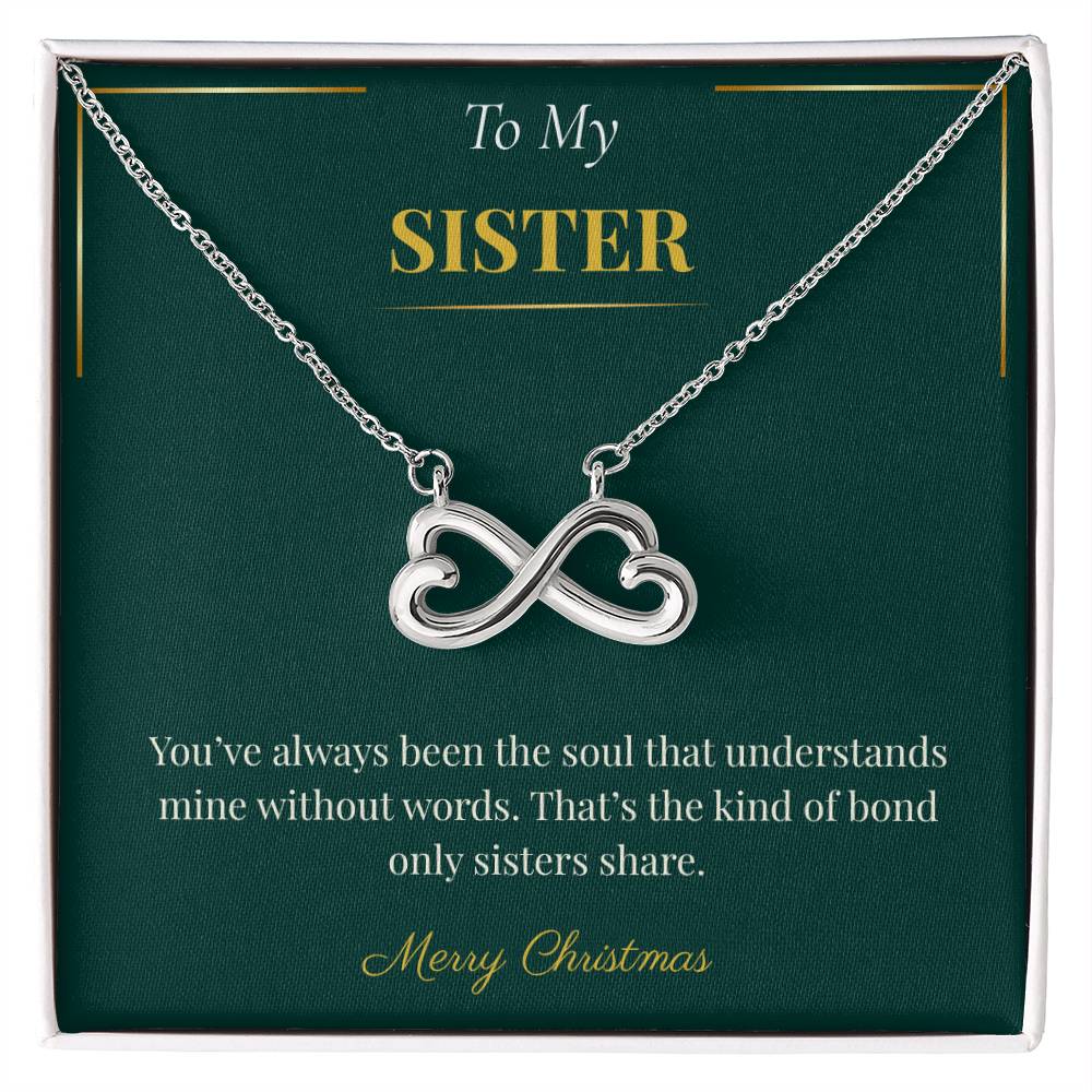 Endless Love Necklace – Elegant Christmas Gift for Sister | Heartfelt Jewelry for the Holidays