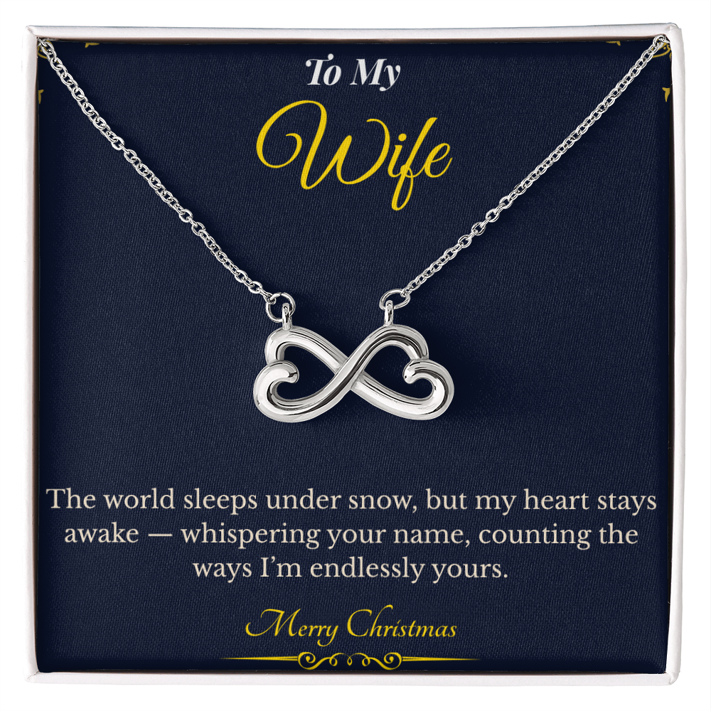 Endless Love Necklace – Romantic Christmas Gift for Wife | Timeless Jewelry That Represents Infinite Devotion | Elegant Holiday Keepsake for Her