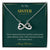 Endless Love Necklace – Elegant Christmas Gift for Sister | Heartfelt Jewelry for the Holidays