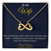 Endless Love Necklace – Romantic Christmas Gift for Wife | Timeless Jewelry That Represents Infinite Devotion | Elegant Holiday Keepsake for Her