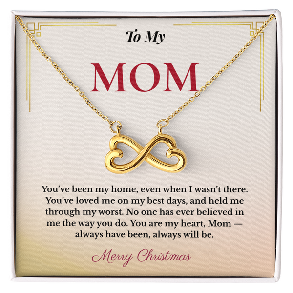 Elegant Christmas Gift for Mom | Timeless Jewelry That Represents Infinite Love | Heartfelt Keepsake She'll Adore