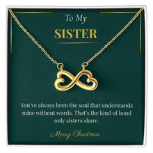 Endless Love Necklace – Elegant Christmas Gift for Sister | Heartfelt Jewelry for the Holidays