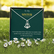 Anchor Pendant Necklace – Symbolic Christmas Gift for Sister | Nautical Holiday Jewelry