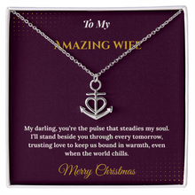 Anchor Pendant Necklace – Meaningful Christmas Gift for Wife | Symbol of Strength, Stability & Endless Love | Elegant Holiday Jewelry for Her