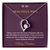 Forever Love Necklace – Elegant Christmas Gift for Wife | Romantic Jewelry That Expresses Endless Devotion | Timeless Keepsake She'll Cherish Forever