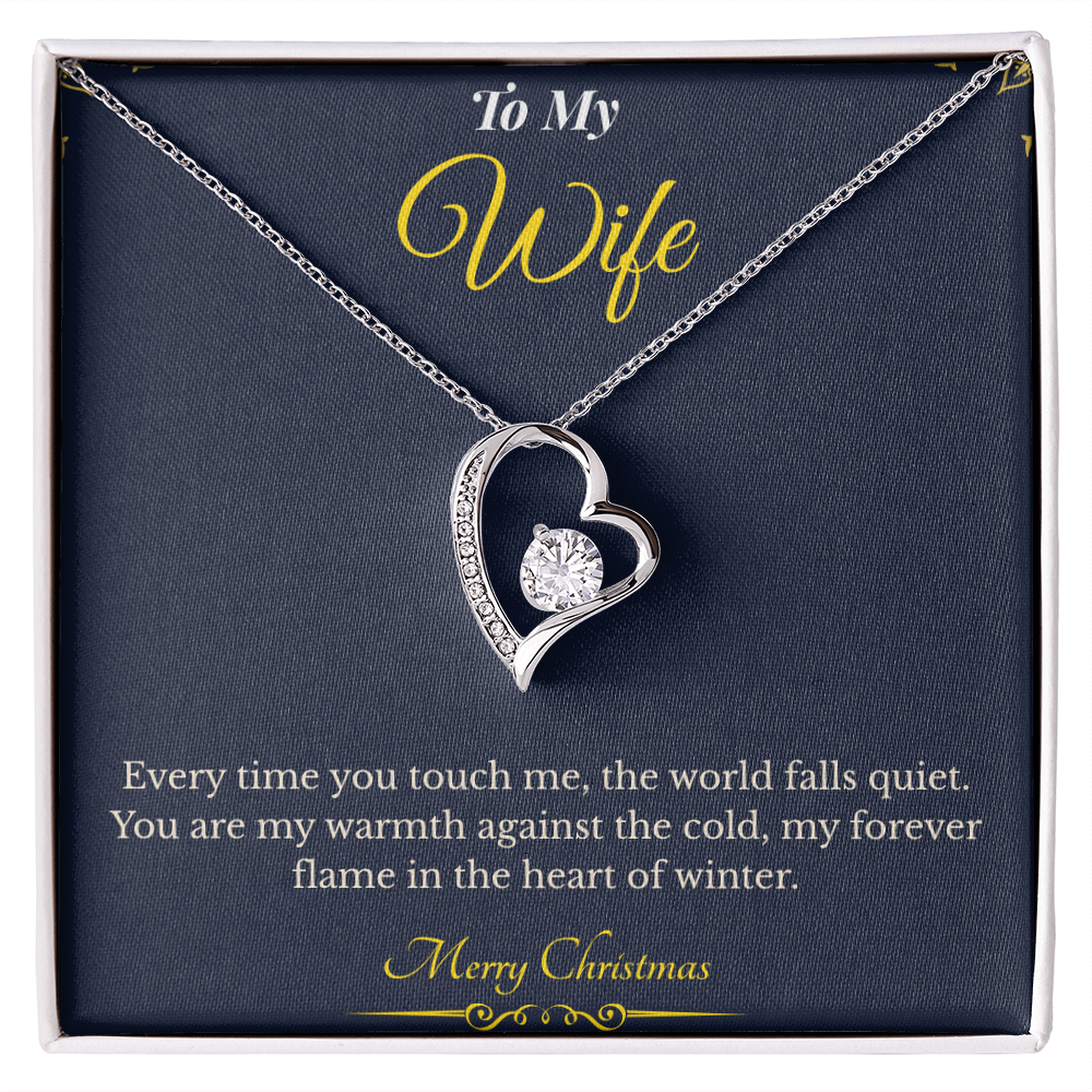 Forever Love Necklace – Elegant Christmas Gift for Wife | Romantic Jewelry That Expresses Endless Devotion | Timeless Keepsake She'll Cherish Forever
