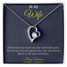 Forever Love Necklace – Elegant Christmas Gift for Wife | Romantic Jewelry That Expresses Endless Devotion | Timeless Keepsake She'll Cherish Forever