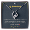 Forever Love Necklace – Elegant Christmas Gift for Wife | Romantic Jewelry That Expresses Endless Devotion | Timeless Keepsake She'll Cherish Forever