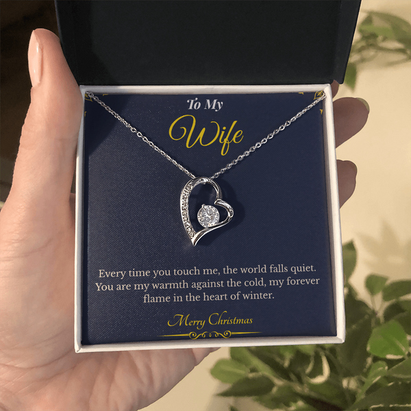 Forever Love Necklace – Elegant Christmas Gift for Wife | Romantic Jewelry That Expresses Endless Devotion | Timeless Keepsake She'll Cherish Forever