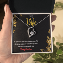 Make Her Heart Melt – Forever Love Heart Necklace, The Perfect Christmas Gift for Your Wife