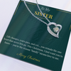 Forever Love Necklace – A Dazzling Christmas Gift for Sister | Elegant Holiday Jewelry