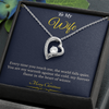 Forever Love Necklace – Elegant Christmas Gift for Wife | Romantic Jewelry That Expresses Endless Devotion | Timeless Keepsake She'll Cherish Forever