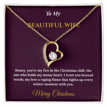 Forever Love Necklace – Elegant Christmas Gift for Wife | Romantic Jewelry That Expresses Endless Devotion | Timeless Keepsake She'll Cherish Forever