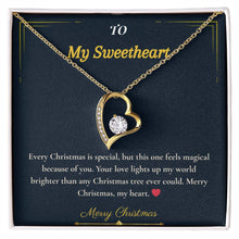 Forever Love Necklace – Elegant Christmas Gift for Wife | Romantic Jewelry That Expresses Endless Devotion | Timeless Keepsake She'll Cherish Forever
