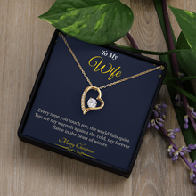 Forever Love Necklace – Elegant Christmas Gift for Wife | Romantic Jewelry That Expresses Endless Devotion | Timeless Keepsake She'll Cherish Forever