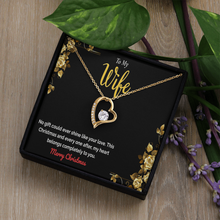 Make Her Heart Melt – Forever Love Heart Necklace, The Perfect Christmas Gift for Your Wife