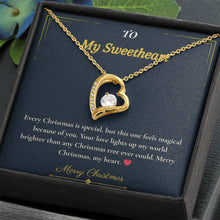 Forever Love Necklace – Elegant Christmas Gift for Wife | Romantic Jewelry That Expresses Endless Devotion | Timeless Keepsake She'll Cherish Forever