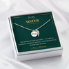 Memorial Necklace – Thoughtful Christmas Gift for Sister | Meaningful Remembrance Jewelry