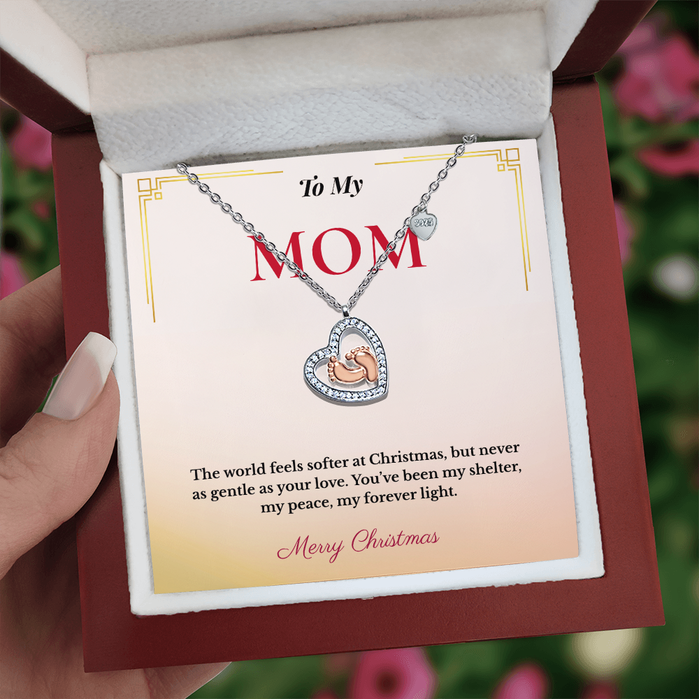 Sentimental Christmas Gift for Mom | Heartfelt Jewelry Celebrating Motherhood & Love | Perfect Gift from Son or Daughter