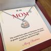 Sentimental Christmas Gift for Mom | Heartfelt Jewelry Celebrating Motherhood & Love | Perfect Gift from Son or Daughter