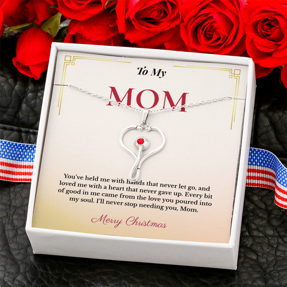 Unique Christmas Gift for Mom | Modern Jewelry That Reflects Her Passion, Strength & Grace | Meaningful Holiday Necklace She'll Love