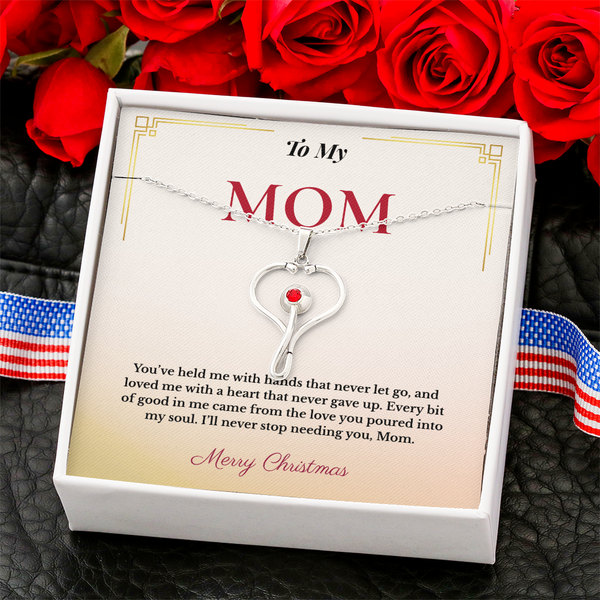 Unique Christmas Gift for Mom | Modern Jewelry That Reflects Her Passion, Strength & Grace | Meaningful Holiday Necklace She'll Love