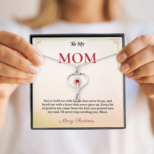 Unique Christmas Gift for Mom | Modern Jewelry That Reflects Her Passion, Strength & Grace | Meaningful Holiday Necklace She'll Love