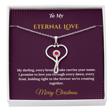 Heartscope Necklace – Unique Christmas Gift for Wife | Modern Jewelry That Reflects Passion & Grace | Meaningful Holiday Necklace She'll Adore