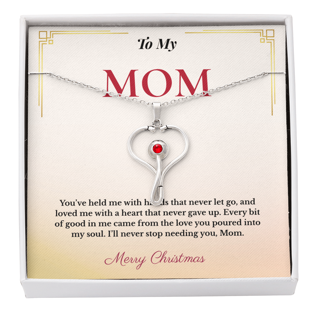 Unique Christmas Gift for Mom | Modern Jewelry That Reflects Her Passion, Strength & Grace | Meaningful Holiday Necklace She'll Love