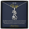 Giraffe Necklace – Cute Christmas Gift for Wife | Symbol of Grace, Love & Loyalty | Unique Animal-Inspired Jewelry She'll Treasure