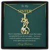 Giraffe Necklace – Cute Christmas Gift for Sister | Unique Animal-Inspired Holiday Jewelry