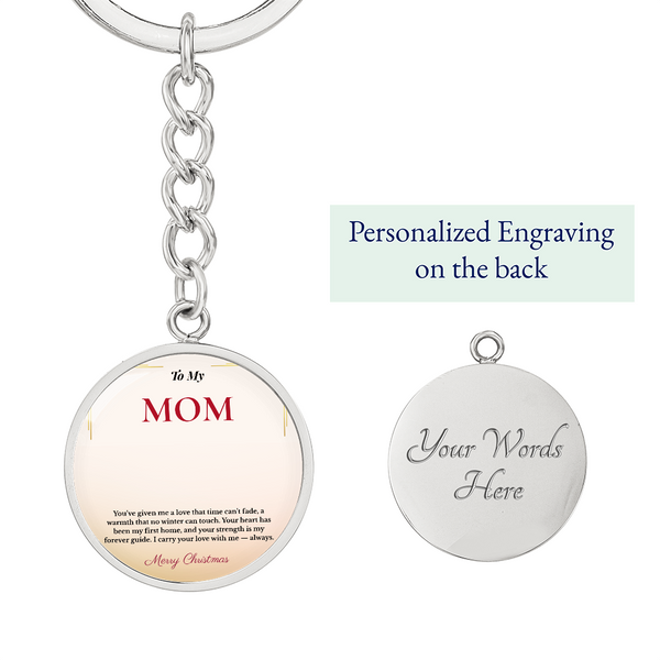 Personalized Christmas Gift for Mom | Everyday Accessory with a Touch of Love | Stylish Keepsake She'll Carry Always