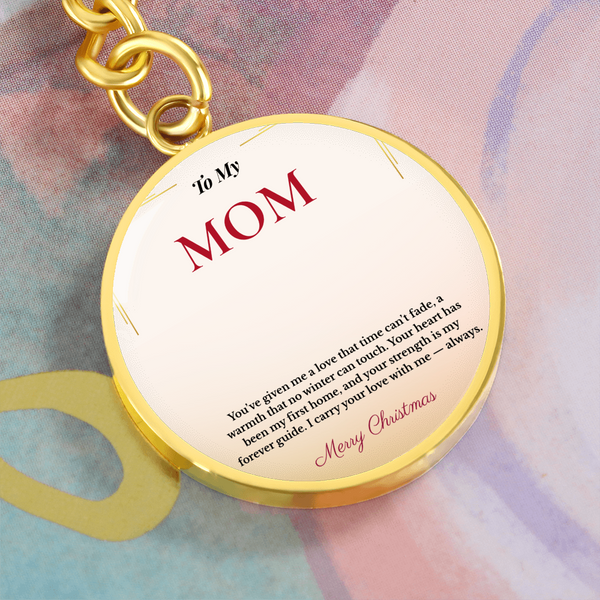 Personalized Christmas Gift for Mom | Everyday Accessory with a Touch of Love | Stylish Keepsake She'll Carry Always