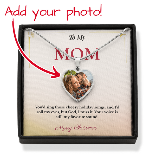 Personalized Christmas Gift for Mom | Custom Photo Jewelry That Captures Family Love | Elegant Keepsake She'll Treasure Forever