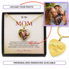 Personalized Christmas Gift for Mom | Custom Photo Jewelry That Captures Family Love | Elegant Keepsake She'll Treasure Forever
