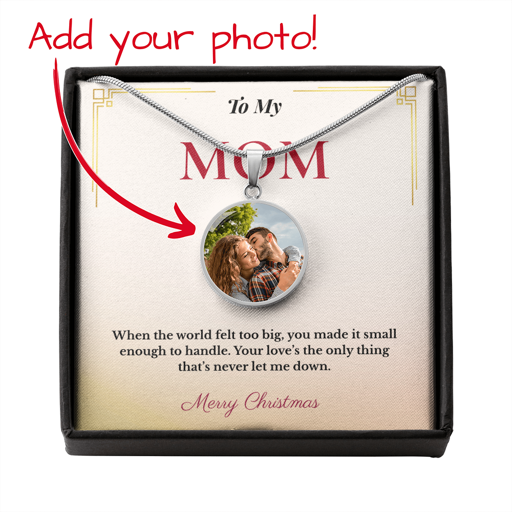Custom Christmas Gift for Mom | Upload a Special Picture | Meaningful Jewelry That Reflects Love & Family Bonds